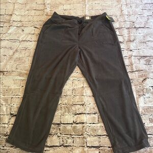 New! Tek Gear Dark Blue Navy Fleece Activewear Sweatpants Drawstring w Pockets